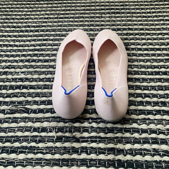 🌿Rothy’s Women’s The Daily Flat Pink Round Toe Slip On Ballet Shoes 9.5 - Picture 3 of 9